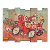 Disney Fine Art - Fire Chief Donald By Trevor Carlton