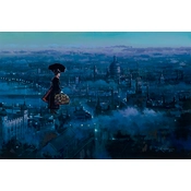 Disney Fine Art - Floating Over London By Rodel Gonzalez