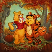 Disney Fine Art - Friendship Masquerade From Winnie the Pooh By Tim Rogerson