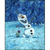 Disney Fine Art - Olaf From The Movie Frozen By Trevor Mezak