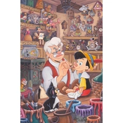 Disney Fine Art - Geppetto's Workshop By Michelle St Laurent