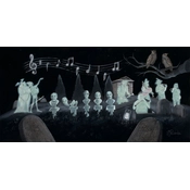 Disney Fine Art - Graveyard Symphony From The Haunted Mansion By Michael Prozenza