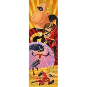 Disney Fine Art - Incredibles to the Rescue From The Incredibles By Tim Rogerson