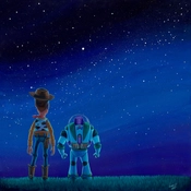 Disney Fine Art - Infinite Possibilities From Toy Story By Denyse Klette