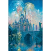 Disney Fine Art - Walt Disney World Castle By James Coleman