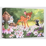 Disney Fine Art - The Joy a Flower Brings From Bambi By Michelle St Laurent