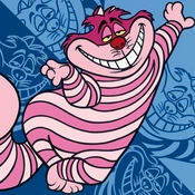 Disney Fine Art - Krafty Kitty Alice In Wonderland By Trevor Carlton