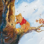 Disney Fine Art - Out On A Limb - From Disney Winnie the Pooh By Jim Salvati