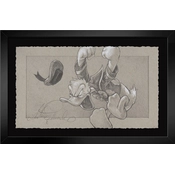 Disney Fine Art - We Can't Lose! Framed From Donald Duck By Heather Edwards