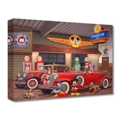 Disney Fine Art - Mickey's Classic Car Club By Manuel Hernandez