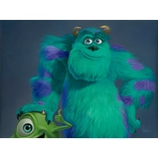 Disney Fine Art - Mike and Sully By Jared Franco