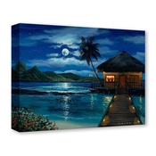 Disney Fine Art - Moonlit Bungalow By Walfrido Garcia