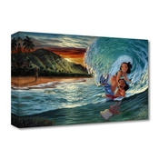 Disney Fine Art - Morning Surf From Lilo and Stitch By Walfrido Garcia