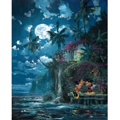 Disney Fine Art - Night Fishin' in Paradise Premiere Edition By James Coleman