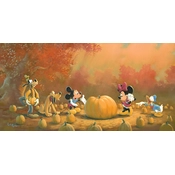 Disney Fine Art - Picking the Perfect Pumpkin By Rob Kaz 