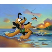 Disney Fine Art - Pluto's Grand Entrance By Jim Warren