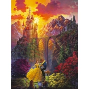 Disney Fine Art - Spring Dance From Beauty and the Beast By Rodel Gonzalez