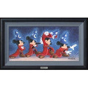 Disney Fine Art - The Sorcerer's Spell Framed By Michelle St Laurent