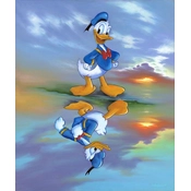 Disney Fine Art - Two Sides of Donald By Jim Warren