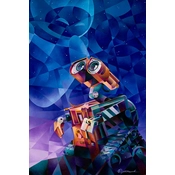 Disney Fine Art - Wall E's Wish By Tom Matousek