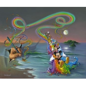 Disney Fine Art - Walt's Colorful Creations By Jim Warren