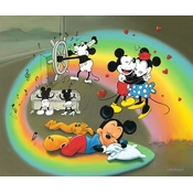 Disney Fine Art - What Does Mickey Dream By Jim Warren