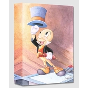 Disney Fine Art - A Well Dressed Conscience From Pinocchio By Michelle St Laurent