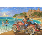 Disney Fine Art - Where the Road Meets the Sea By Manuel Hernandez