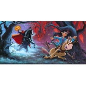 Disney Fine Art - The Witching Hour Fom Melody Time By Tim Rogerson