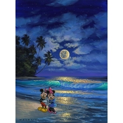 Disney Fine Art - Romance Under the Moonlight By Walfrido Garcia