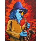 Disney Fine Art - Zoot the Sax The Muppets By Trevor Carlton