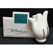 Disney Fine Art - Mickey's Glove Signature Plaque Signed By Peter Ellenshaw By WDCC Disney Classics