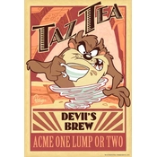 Disney Fine Art - Taz Tea By Mike Peraza