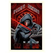 Disney Fine Art - First Order Ren From Lucas Films Star Wars By Mike Kungl