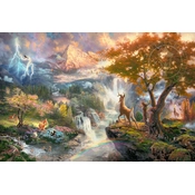 Disney Fine Art - Bambi's First Year By Thomas Kinkade Disney