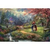 Disney Fine Art - Mulan - Blossoms Of Love By Thomas Kinkade Disney