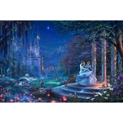 Disney Fine Art - Cinderella Dancing in the Starlight By Thomas Kinkade Disney