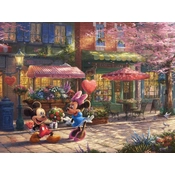 Disney Fine Art - Mickey and Minnie - Sweetheart Cafe By Thomas Kinkade Disney