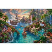 Disney Fine Art - Peter Pan's Neverland By Thomas Kinkade Disney