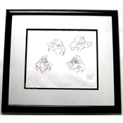 Disney Fine Art - The Lion King Timon Original Production Drawing By WDCC Disney Classics