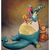 Disney Fine Art - The Reluctant Dragon Reluctant Dragon The More The Merrier By WDCC Disney Classics