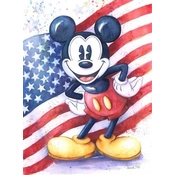 Disney Fine Art - American Mouse By Michelle St Laurent