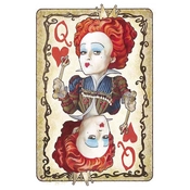 Disney Fine Art - Red Queen - From Disney Alice in Wonderland By Mike Peraza