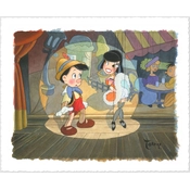 Disney Fine Art - Ooh La La - From Pinocchio By Toby Bluth