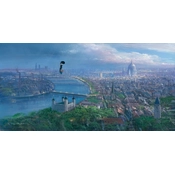 Disney Fine Art - Practically Perfect - From Disney Mary Poppins By Peter Ellenshaw