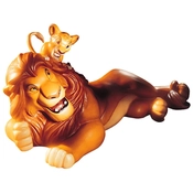 Disney Fine Art - The Lion King Simba And Mufasa Pals Forever By WDCC Disney Classics