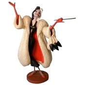 Disney Fine Art - One Hundred and One Dalmatians Cruella De Vil Anita Daahling By WDCC Disney Classics