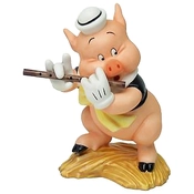 Disney Fine Art - Three Little Pigs Fifer Pig I Toot My Flute I Don't Give A Hoot By WDCC Disney Classics