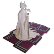 Disney Fine Art - Sleeping Beauty Maleficent (whiteware) Evil Enchantress By WDCC Disney Classics