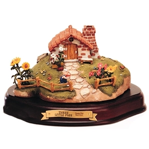 WDCC Disney Classics_Three Little Pigs Practical Pig Brick House